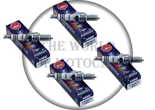 Candele ngk iridium cr9eix kit - candele, ngk/iridium